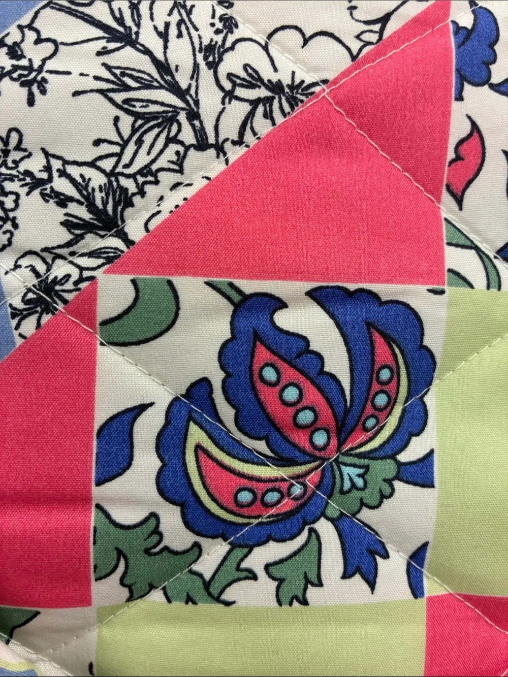 3PC Reversible Quilt Set - King - Multicolor Floral